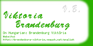 viktoria brandenburg business card